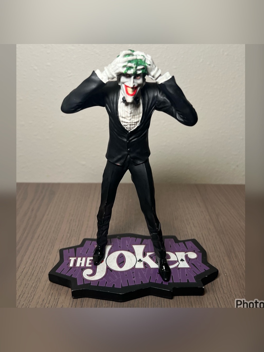 MCFARLANE DC DIRECT THE JOKER PURPLE HAZE BY BRAIN BOLLAND STATUE 2360 OF 6000